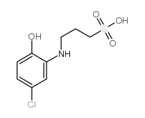 2-(4-SULFOPROPYLAMINO)-4-CHLOROPHENOL Structure