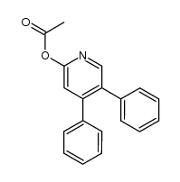 2-acetoxy-4,5-diphenylpiridine结构式