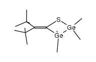 4-((t-butyl)C)-1,2,3-(SGeMe2GeMe2C)结构式