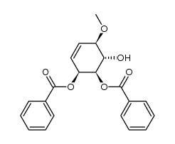 (1α,2β,3β,6β)-6-methoxy-4-cyclohexene-1,2,3-triol 2,3-dibenzoate Structure