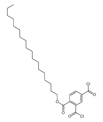 octadecyl 2,4-dicarbonochloridoylbenzoate结构式