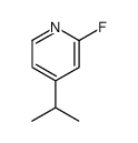 Pyridine, 2-fluoro-4-(1-methylethyl)- (9CI) Structure