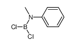 Dichloro(N-methyl-N-phenylamino)borane结构式