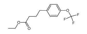 4-(4-trifluoromethoxyphenyl)butyric acid ethyl ester Structure