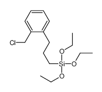 3-[2-(chloromethyl)phenyl]propyl-triethoxysilane Structure
