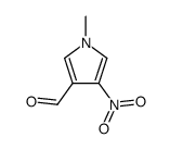 1H-Pyrrole-3-carboxaldehyde,1-methyl-4-nitro-(9CI) picture