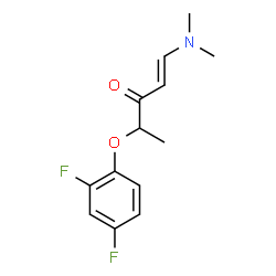 4-(2,4-DIFLUOROPHENOXY)-1-(DIMETHYLAMINO)-1-PENTEN-3-ONE结构式