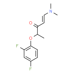 4-(2,4-DIFLUOROPHENOXY)-1-(DIMETHYLAMINO)-1-PENTEN-3-ONE Structure