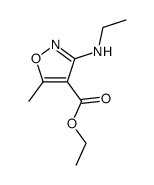 4-Isoxazolecarboxylicacid,3-(ethylamino)-5-methyl-,ethylester(9CI)结构式