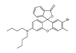 3-Dibutylamino-6-methyl-7-bromofluoran Structure