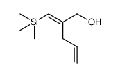 2-((trimethylsilyl)methylene)pent-4-en-1-ol结构式