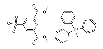 methyltriphenylphosphonium 3,5-bis(methoxycarbonyl)benzenesulfonate Structure