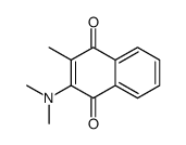 2-(dimethylamino)-3-methylnaphthalene-1,4-dione Structure