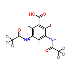 Amidotrizoic Acid-d6结构式