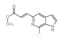 (E)-Methyl 3-(7-chloro-1H-pyrrolo[2,3-c]pyridin-5-yl)acrylate picture