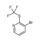 3-Bromo-2-[(trifluoromethyl)sulfanyl]pyridine Structure