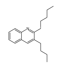 3-butyl-2-pentylquinoline Structure