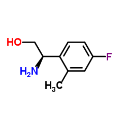 (2R)-2-Amino-2-(4-fluoro-2-methylphenyl)ethanol Structure