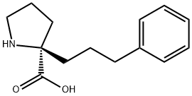 D-Proline, 2-(3-phenylpropyl)-结构式