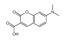 7-(dimethylamino)-2-oxochromene-3-carboxylic acid Structure