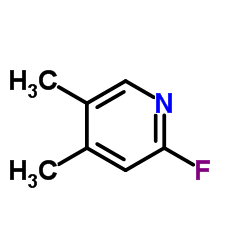 4,5-Dimethyl-2-fluoropyridine structure