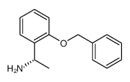 Benzenemethanamine,a-methyl-2-(phenylmethoxy)-, (S)- structure