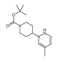 TERT-BUTYL 4-(5-IODOPYRIDAZIN-1(2H)-YL)PIPERIDINE-1-CARBOXYLATE结构式