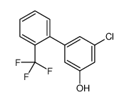 3-chloro-5-[2-(trifluoromethyl)phenyl]phenol结构式