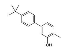 5-(4-tert-butylphenyl)-2-methylphenol结构式