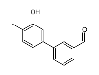 3-(3-hydroxy-4-methylphenyl)benzaldehyde Structure