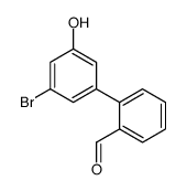 2-(3-bromo-5-hydroxyphenyl)benzaldehyde结构式