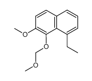 8-ethyl-2-methoxy-1-(methoxymethoxy)naphthalene Structure