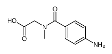 [(4-Amino-benzoyl)-methyl-amino]-acetic acid Structure