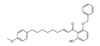 (E)-1-(2-Benzyloxy-6-hydroxyphenyl)-9-(4-methoxyphenyl)-2-nonen-1-one Structure