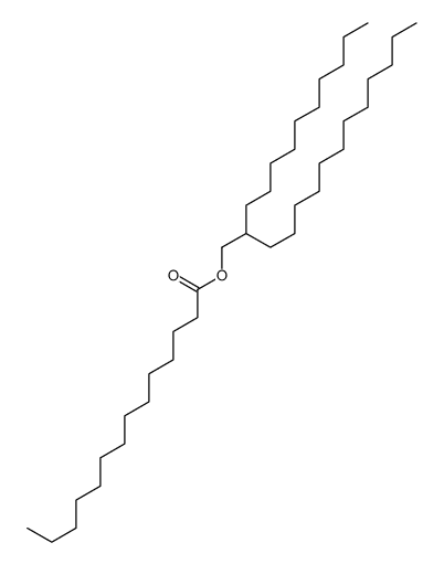 Tetradecanoic acid, 2-decyltetradecyl ester Structure