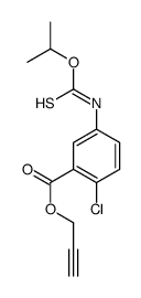 prop-2-ynyl 2-chloro-5-(propan-2-yloxycarbothioylamino)benzoate Structure