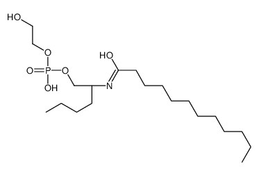 dodecyl-2-aminohexanol-1-phosphoglycol结构式