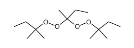 bis-(1,1-dimethyl-propyl) 1-methyl-propane-1,1-diyl bis-peroxide结构式