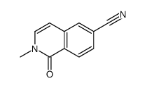 2-dihydro-2-Methyl-1-oxoisoquinoline-6-carbonitrile结构式