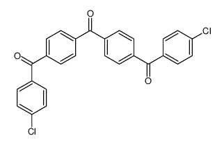 bis[4-(4-chlorobenzoyl)phenyl]methanone Structure