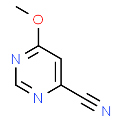 4-Cyano-6-methoxypyrimidine structure