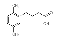 Benzenebutanoic acid,2,5-dimethyl- Structure
