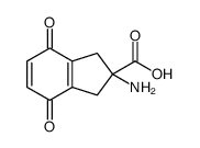 (9ci)-2-氨基-2,3,4,7-四氢-4,7-二氧代-1H-茚-2-羧酸结构式