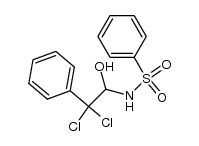 N-(2,2-dichloro-1-hydroxy-2-phenylethyl)benzenesulfonamide Structure