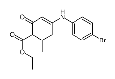 ethyl 4-(4-bromoanilino)-6-methyl-2-oxocyclohex-3-ene-1-carboxylate Structure