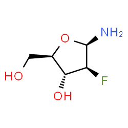 beta-D-Arabinofuranosylamine, 2-deoxy-2-fluoro- (9CI)结构式