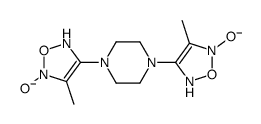 4-methyl-3-[4-(4-methyl-5-oxido-2H-1,2,5-oxadiazol-3-yl)piperazin-1-yl]-5-oxido-2H-1,2,5-oxadiazole结构式