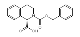 (R)-N-苄氧羰基-3,4-二氢-1H-异喹啉羧酸结构式