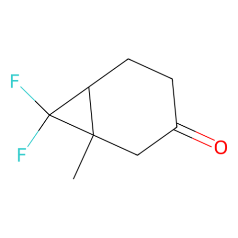 7,7-difluoro-1-methylbicyclo[4.1.0]heptan-3-one structure