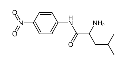 Pentanamide, 2-amino-4-methyl-N-(4-nitrophenyl)- Structure